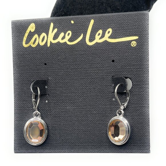 Cookie Lee Jewelry - Cookie Lee Crystal Drop Earrings - (D31) 89303